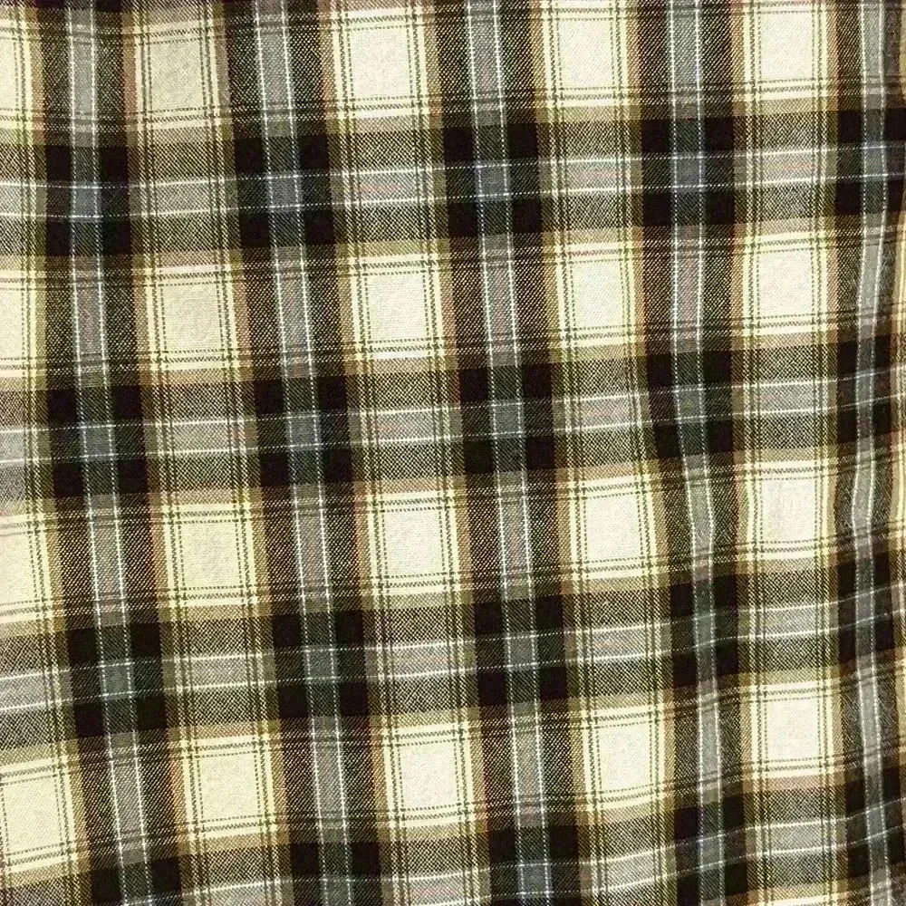 Men’s Carhartt Plaid Button Down Shirt Size 2XL 100% Cotton Brown & Tan - Picture 5 of 5